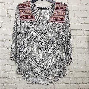 Sanctuary 3/4 sleeve tunic